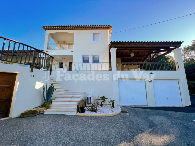 Nettoyage façades d'une maison à Saint cyr sur mer, 83270, Var