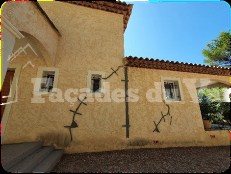 Réparation fissures d'une maison à La Garde, 83130, Var